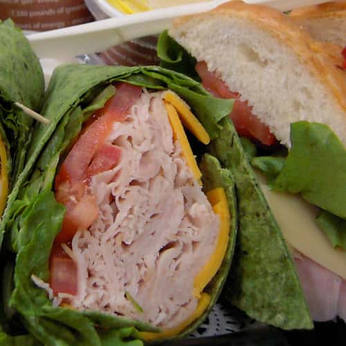 Freshly prepared meal