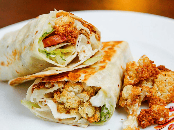 Buffalo Cauliflower Wrap