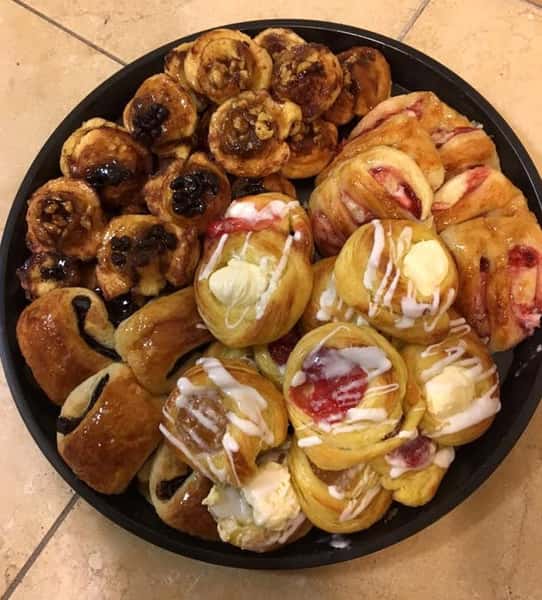 baked goods platter
