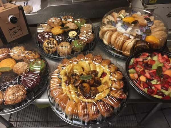 trays of baked goods