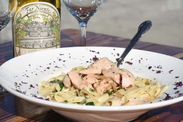 Smoked Salmon Fettuccine