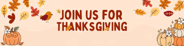 Join us for Thanksgiving at Fisherman's