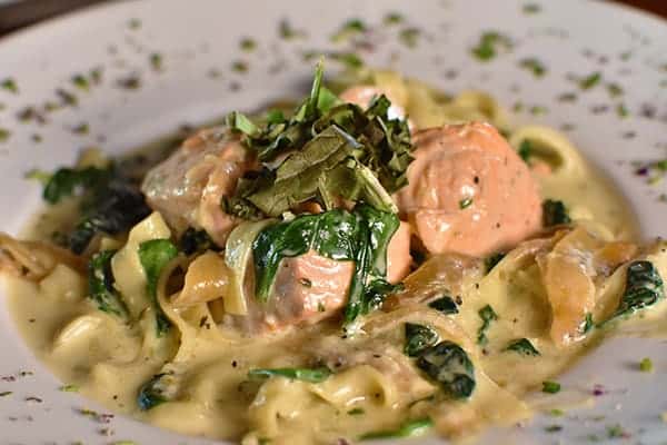 Salmon Fettuccine