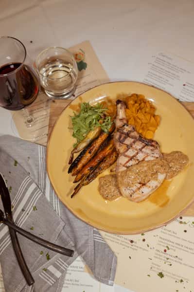 Berkshire Pork Chop Au Poivre