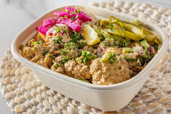Cauliflower Eggplant Bowl