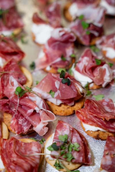 Salami and Prosciutto Crackers