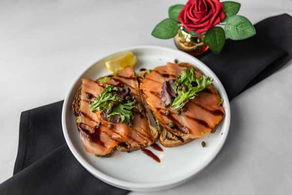 Smoked Salmon on Toast