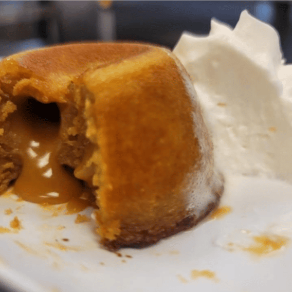Dulce de Leche Molten Cake