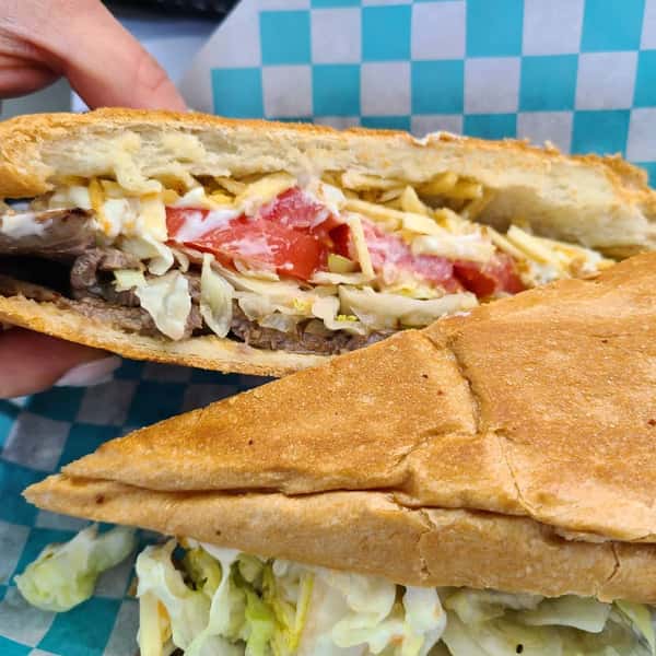 foodtruck food pic pan con bistec