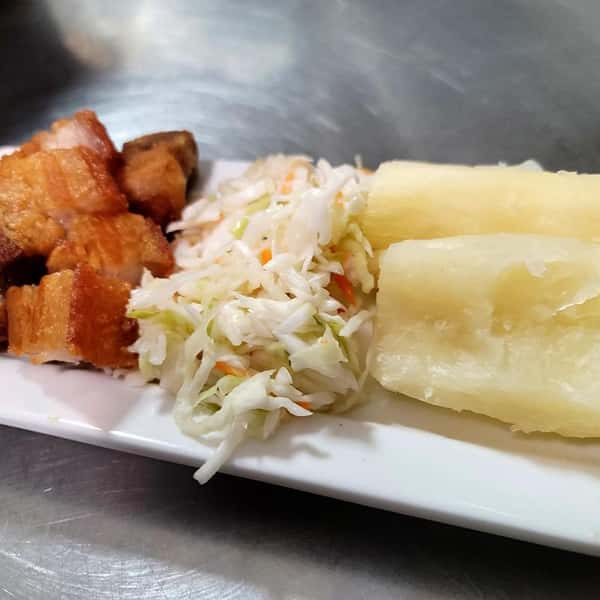 Chicharron with Yuca