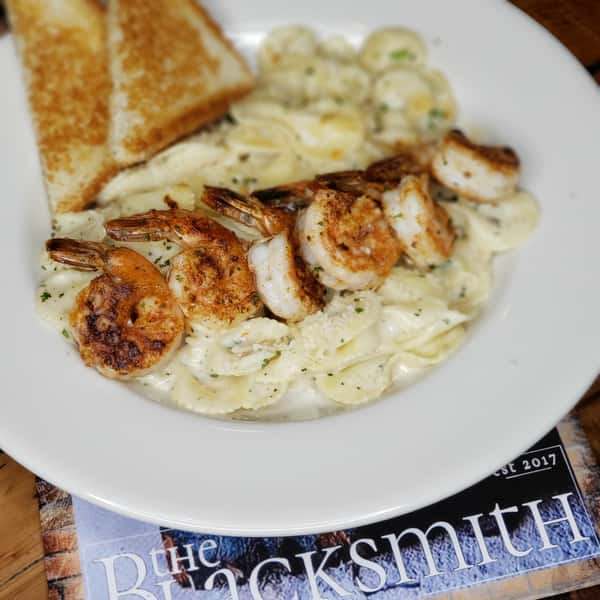 Blackened Grilled Shrimp Pasta
