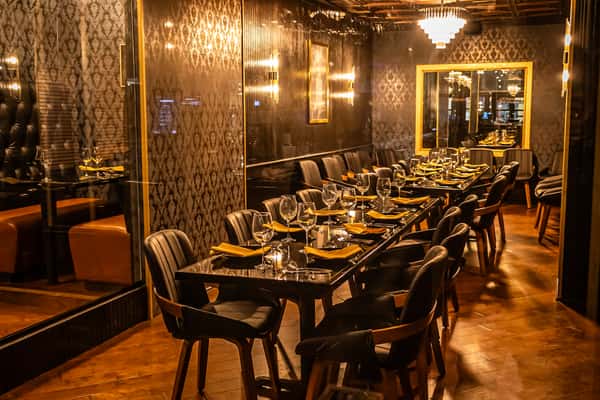 Liam's private dining area