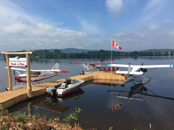 plane and boat parking