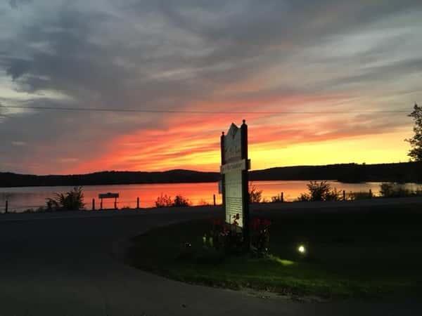 Motel Pic at Sunset.