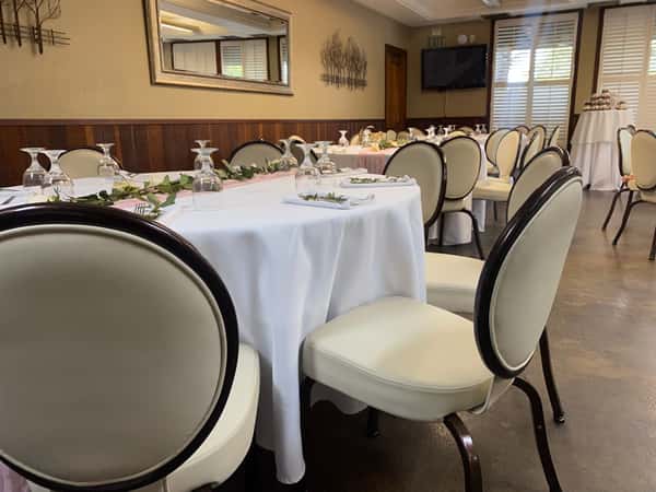 banquet with food ready for guests