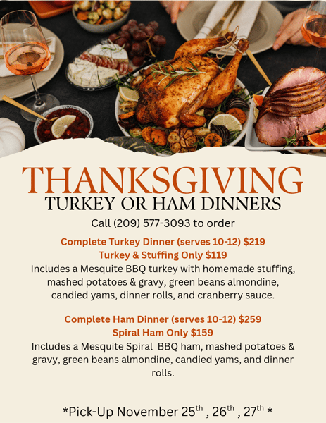 Complete Turkey Dinner