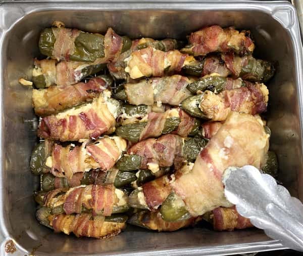 Bacon Wrapped Jalapeno Shrimp Poppers