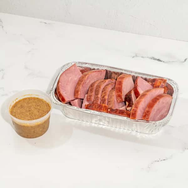 Glazed Ham and Dijon mustard