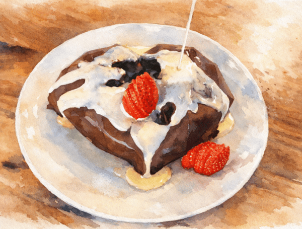Chocolate Melted Heart