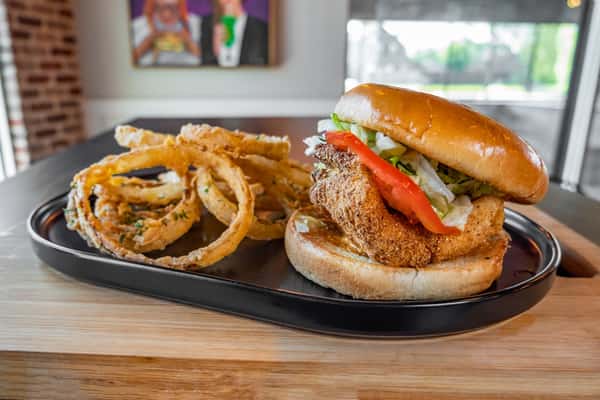 Crispy Fried Fish Sandwich
