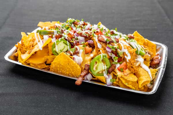 Loaded Nachos Menu Description