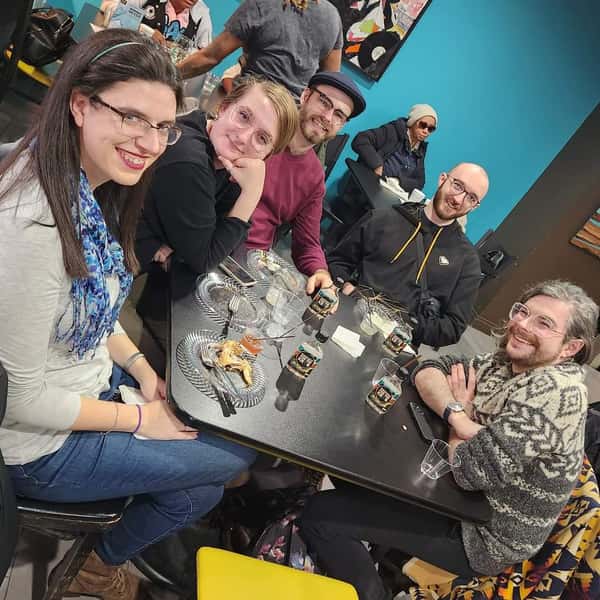group at table
