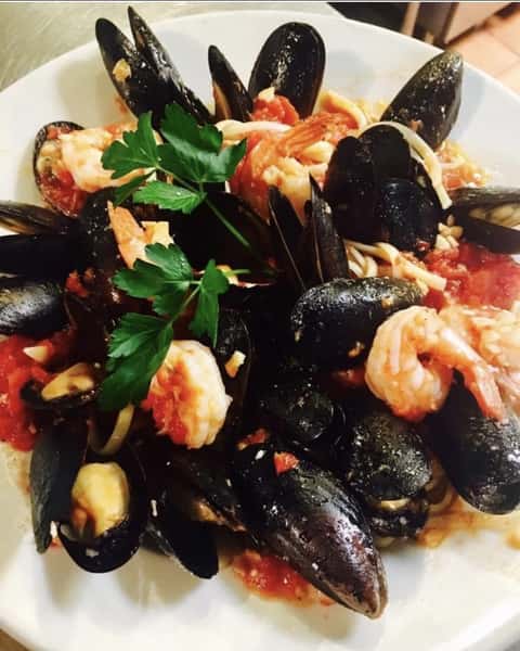shrimp oyster pasta