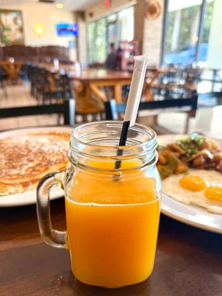 fresh squeezed orange juice