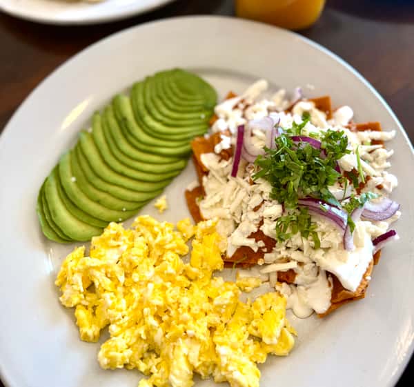 Chilaquiles and Eggs