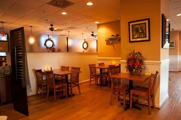 view of the dining room