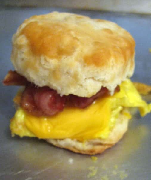 Bacon & Egg Biscuit