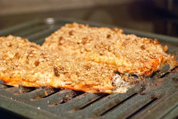 Pecan Encrusted Salmon Dinner