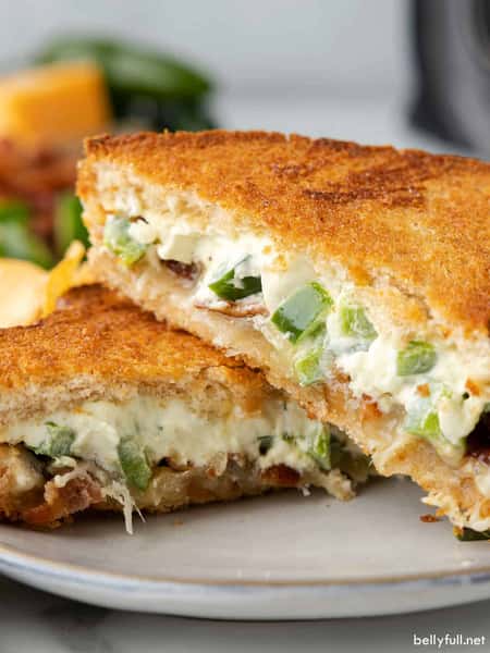 Jalapeno Popper Grill Cheese Sandwich