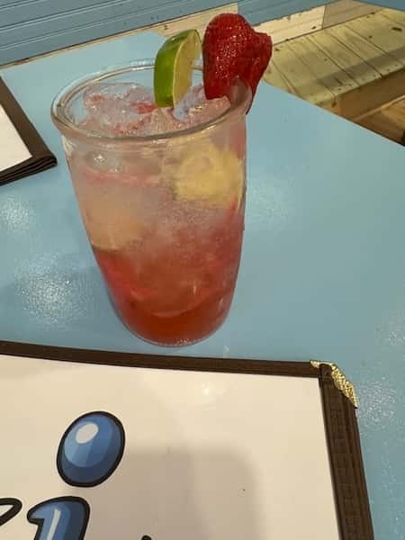 Strawberry Lime Mocktail
