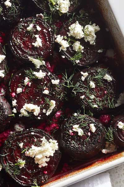 Roasted Beets + Goat Cheese
