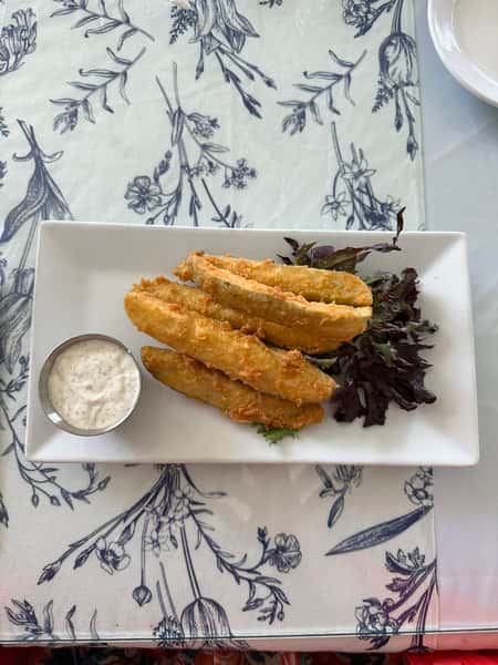 Fried Pickle with House Made Ranch Dressing