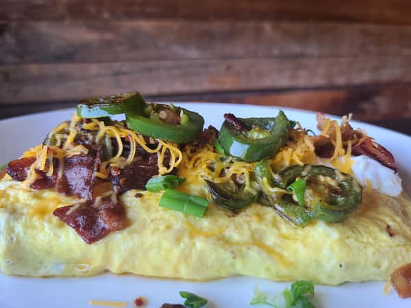 Jalapeno Popper Omelette