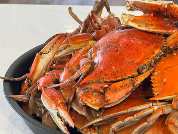 Boiled Blue Point Crab