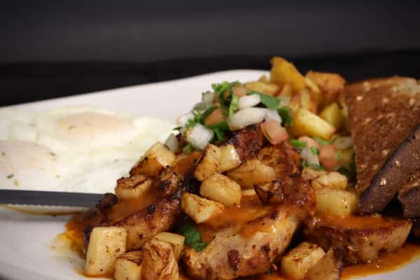 Pork Chops and Eggs
