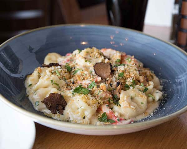 tortillini and lobster