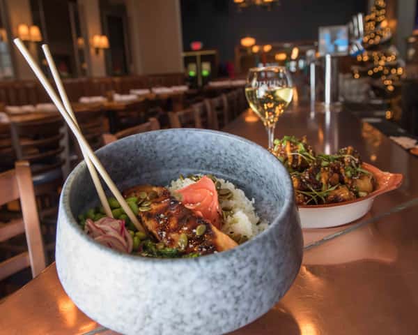 miso salmon bowl