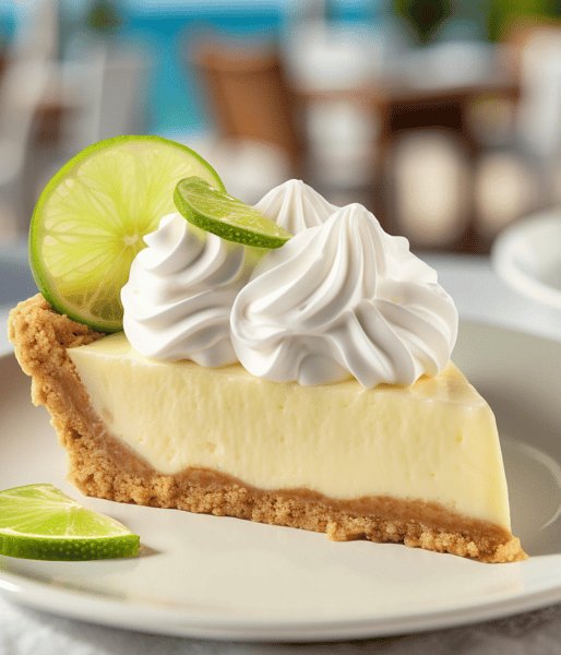 Key Lime Pie Slice