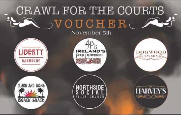 Crawl for the Courts Ticket