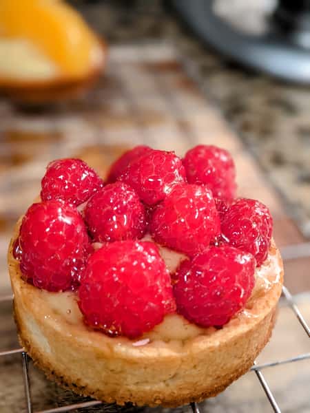 4" Framboise Tartlet ( Raspberries)