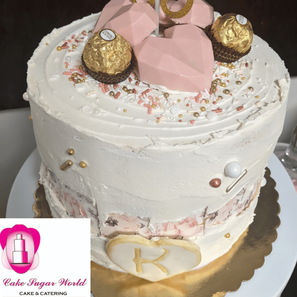 Dulce de Leche Buttercream Cake decorated