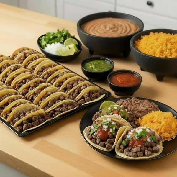 Taco Bar ( Serves 8)