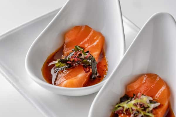 Salmon w/ Garlic Ponzu