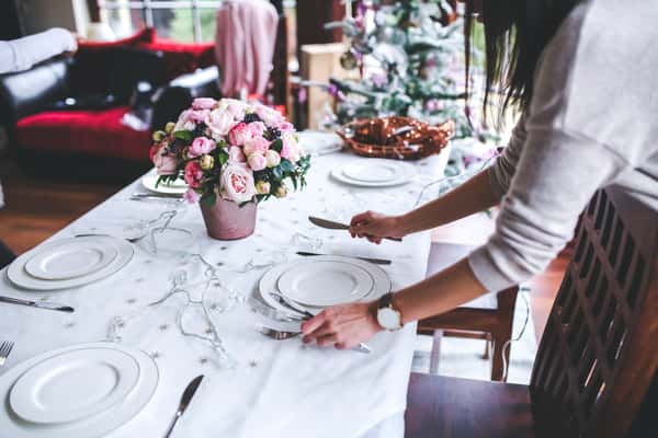 table setup