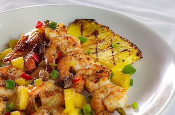 shrimp and pineapple