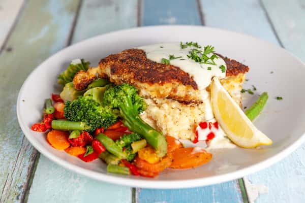 Potato-Parmesan Crusted Cod